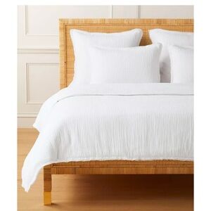 COPY - Serena & Lily white cal king duvet